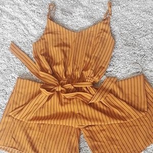 Striped  jumpsuit